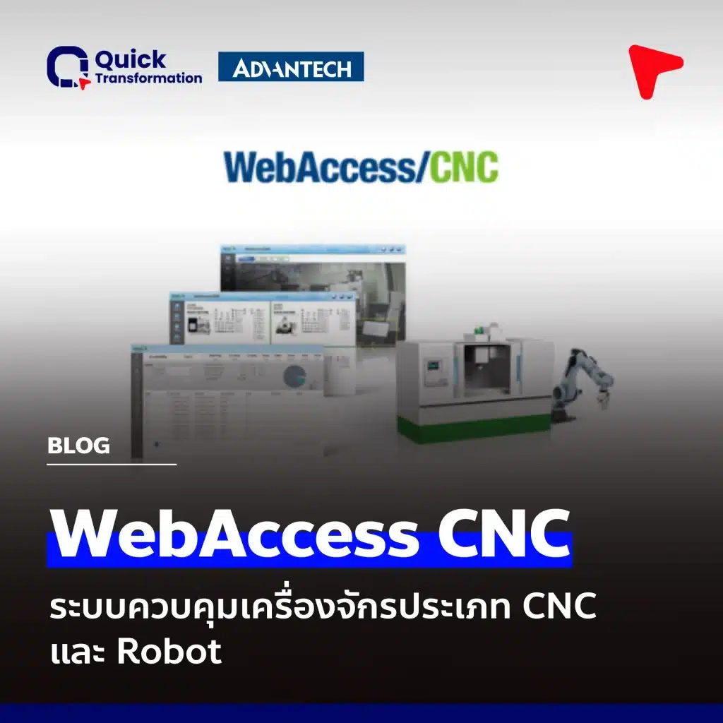WebAccess CNC ระบบควบคุมเครื่องจักรประเภท CNC และ Robot