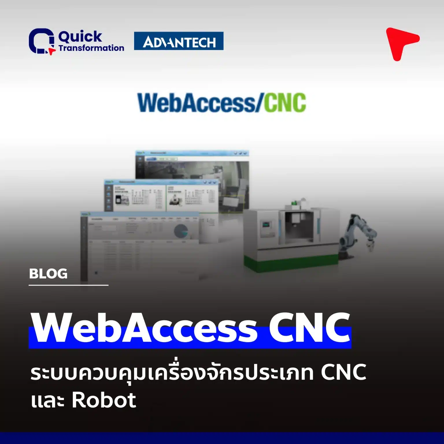 WebAccess CNC ระบบควบคุมเครื่องจักรประเภท CNC และ Robot
