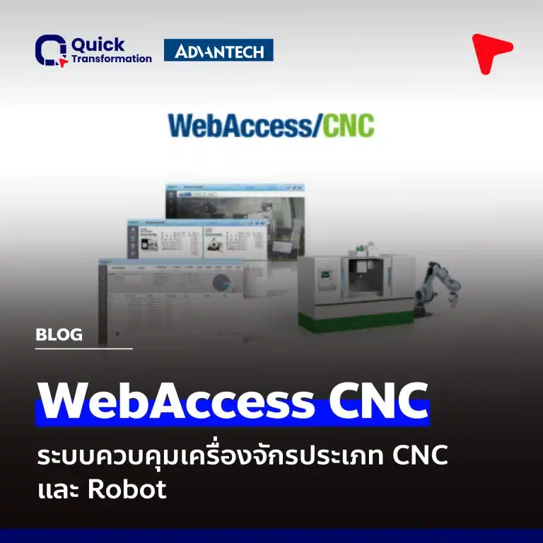 WebAccess CNC ระบบควบคุมเครื่องจักรประเภท CNC และ Robot