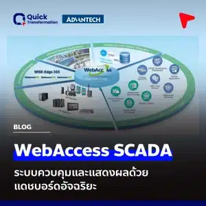 WebAccess SCADA ควบคุมและแสดงผลด้วยแดชบอร์ดอัจฉริยะ