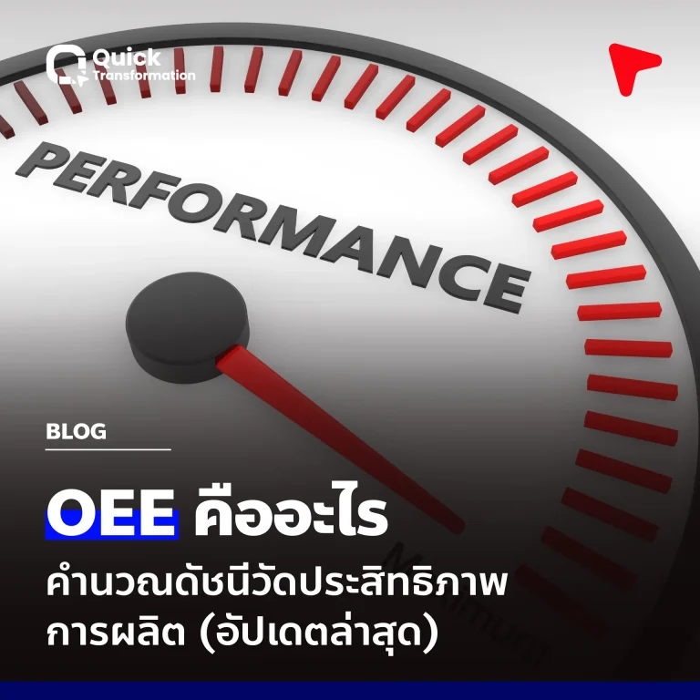 OEE คืออะไร คำนวณดัชนีวัดประสิทธิภาพการผลิต (อัปเดตล่าสุด)