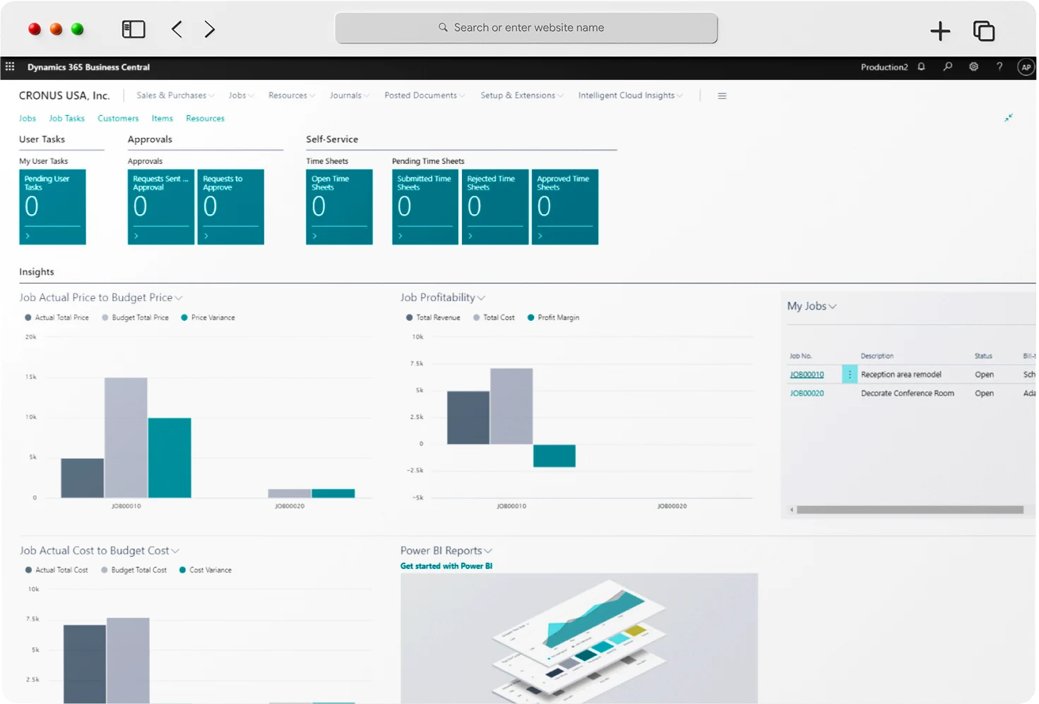 Dynamics 365 BC Screen 2