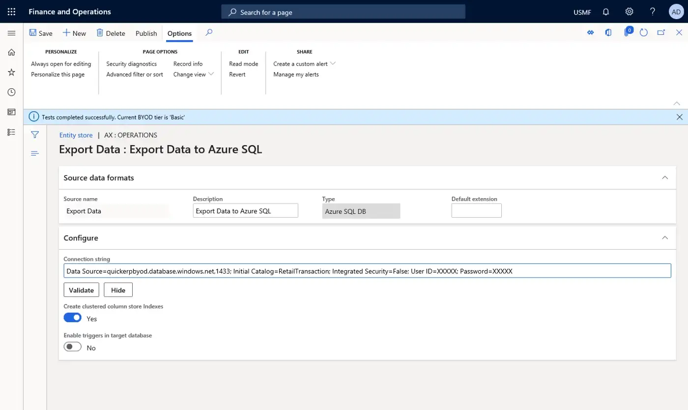 Bring your own database 1