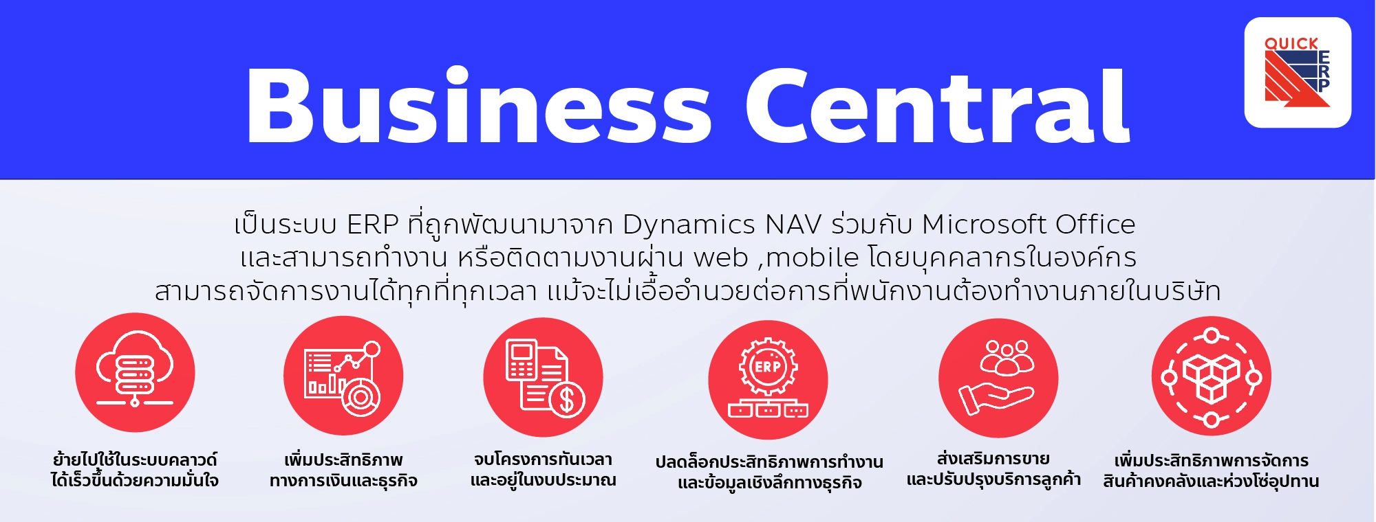 Dynamic 365 BC หรือชื่อเดิม Dynamics nav ระบบ ERP จาก Microsoft
