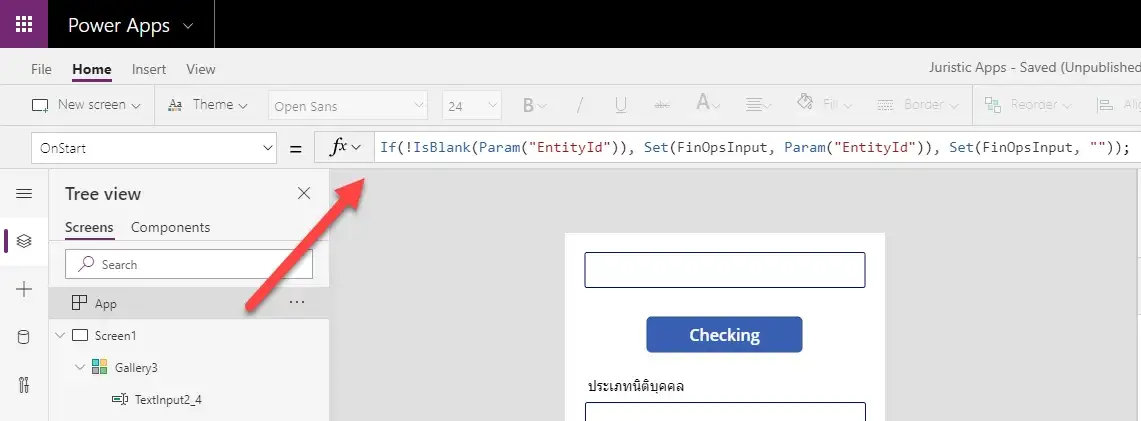 Embed a PowerApp in MS D365FO 10