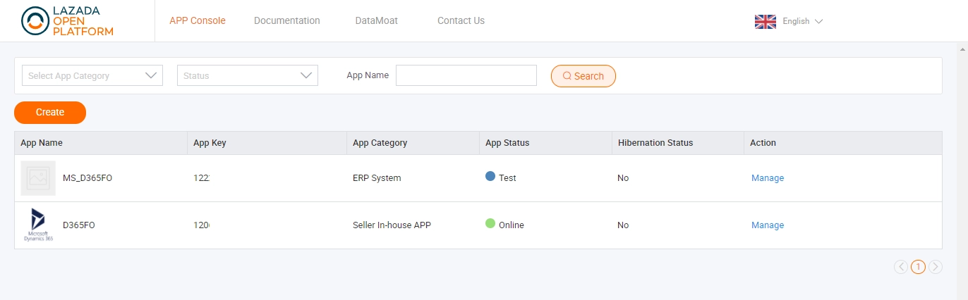 Lazada Dynamics365FO 2