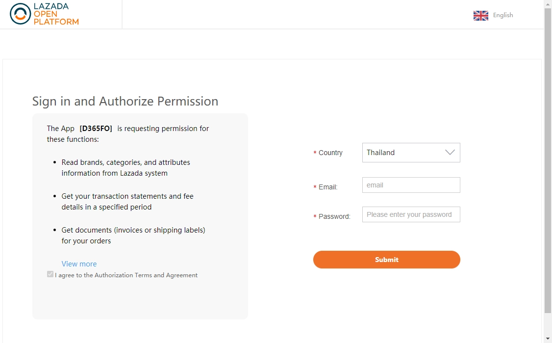 Lazada Dynamics365FO 7