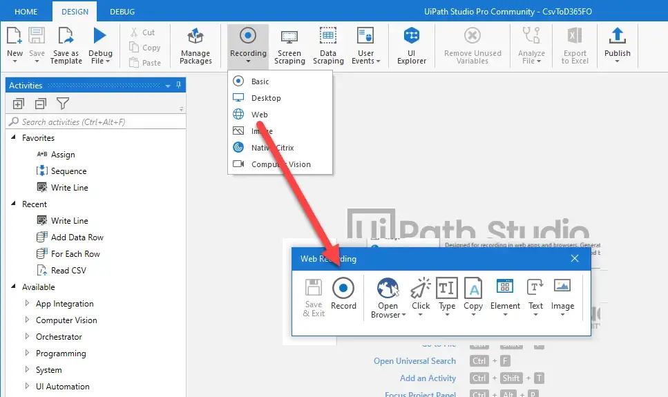 UiPath RPA and Microsoft 3
