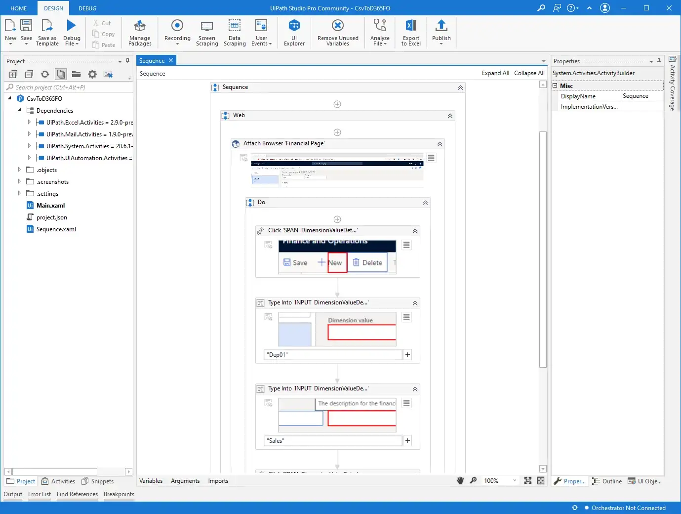 UiPath RPA and Microsoft 5