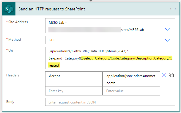 3. Expand LookUp column1
