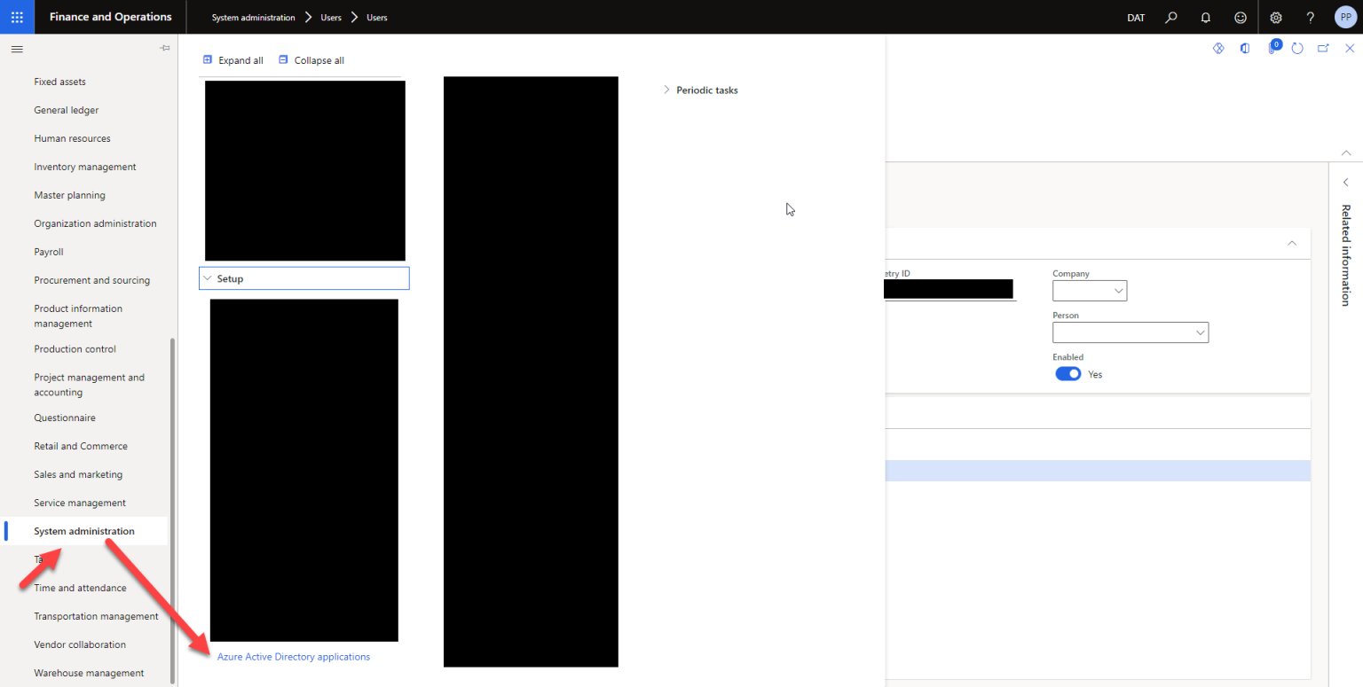 5. Head to Azure Active Directory applications page