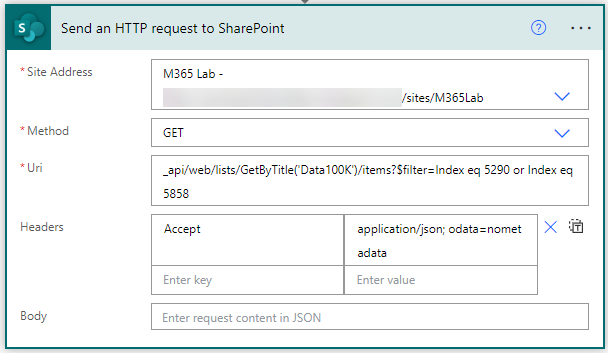 6. Filter list item