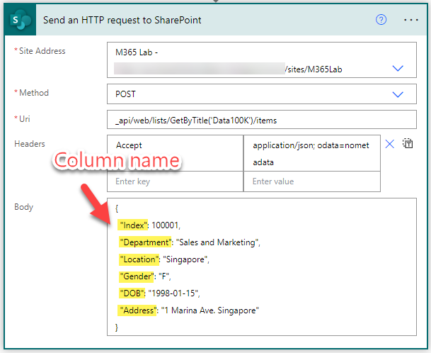 สร้างรายการใน SharePoint List