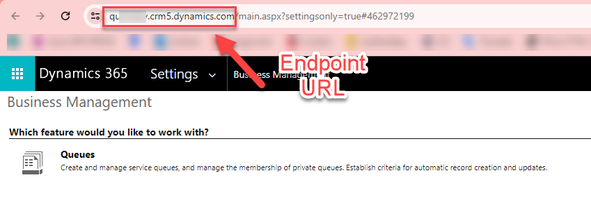 2. หา URL สำหรับเชื่อมต่อกับ Dataverse ของคุณ
