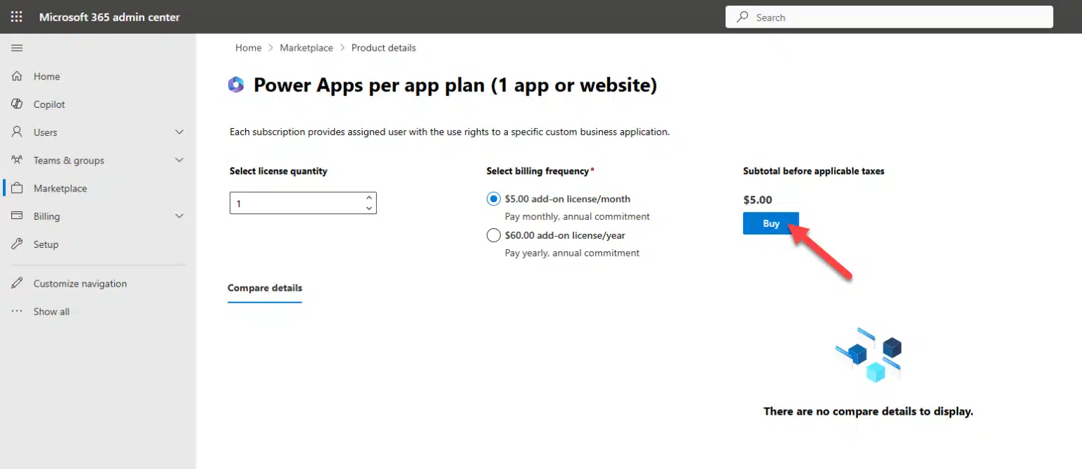 License นี้ไม่สามารถ Assign ให้กับผู้ใช้ได้โดยตรงจาก Microsoft 365 Admin Center