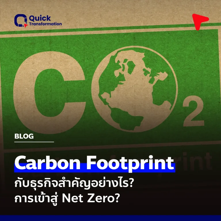 Carbon Footprint คืออะไร สำคัญอย่างไร และการเข้าสู่ Net Zero
