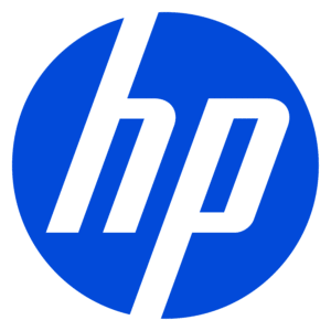 logo HP Electric Blue keyline