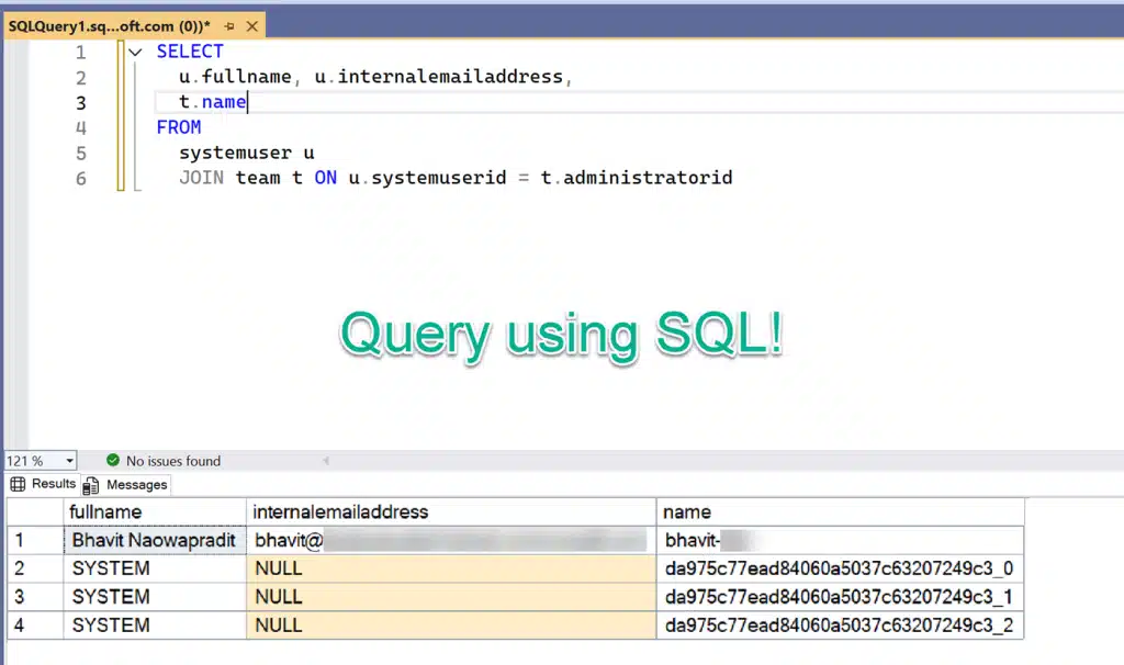 How to query Dataverse data using SQL Server Management Studio (3) How to query Dataverse data using SQL Server Management Studio (3)