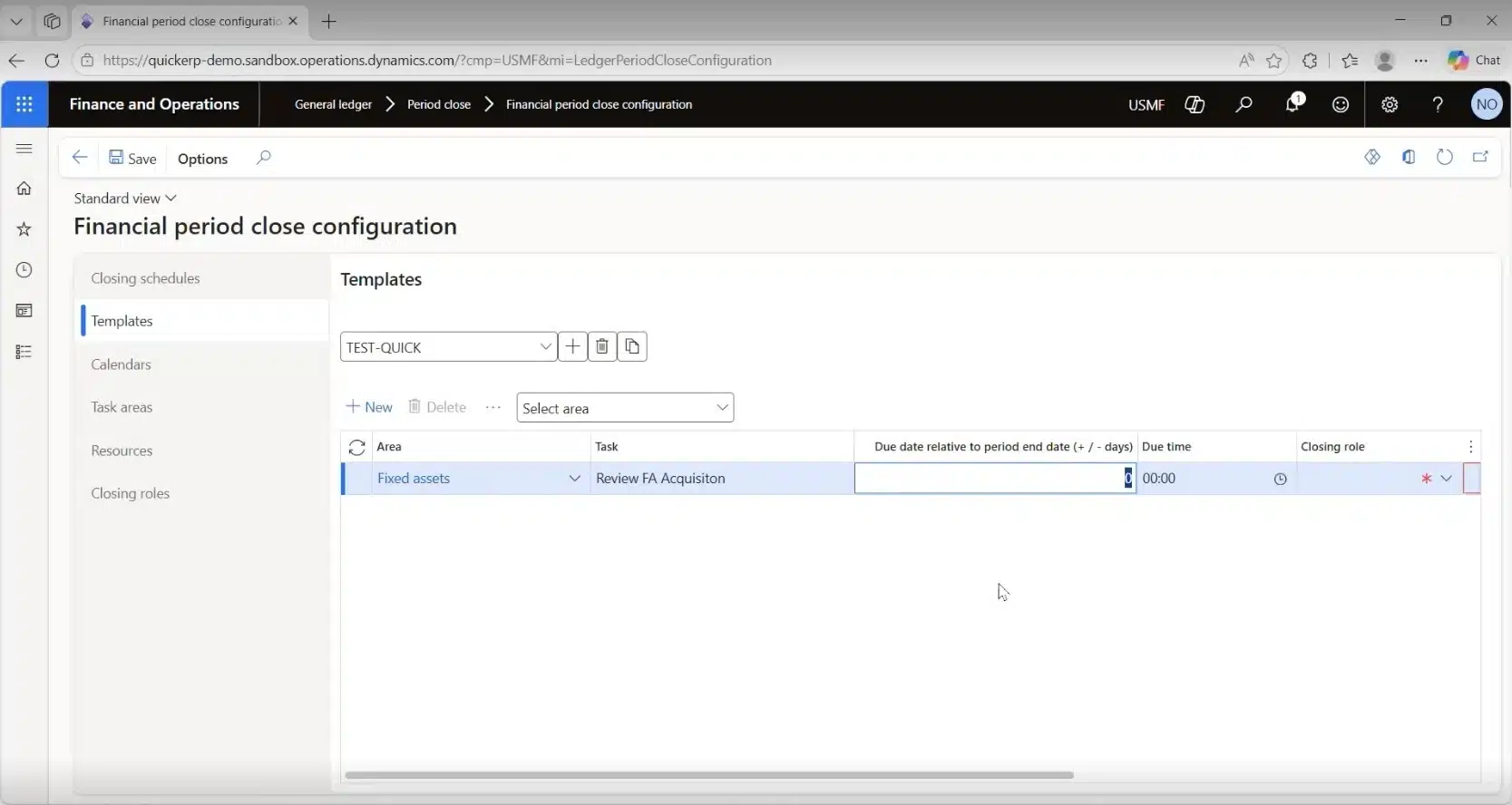 Create Financial Close Templates Create Financial Close Templates
